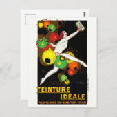 テインチュールアイデアルフランスヴィンテージポスター1928 ポストカード (正面/裏面)