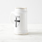 テウトニック秩序（オルデンススタート）の紋章 ビールジョッキ (正面左)