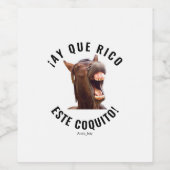 テェ・ケ・リコ・コキト！ ワインラベル (シングルラベル)