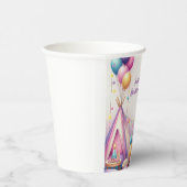 テエカラフルペ魅力的誕生日スリーポバーパーティー 紙コップ (右)