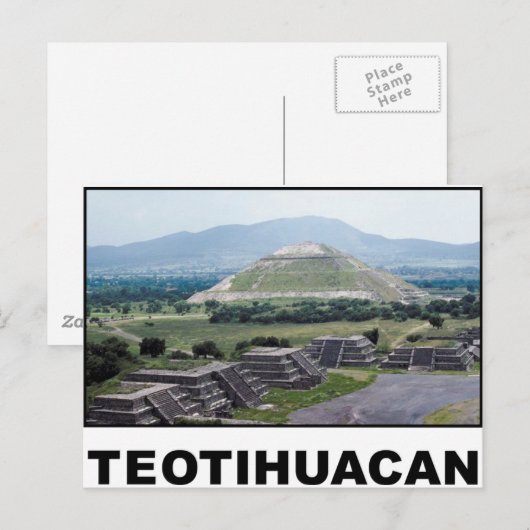 テオティワカン ポストカード (正面/裏面)