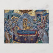 テオトコスのビザンチン様式モザイクのドーミション ポストカード (正面)