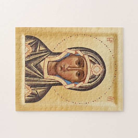 テオトコス(ヴァージンメアリ)の正統アイコン ジグソーパズル (横)