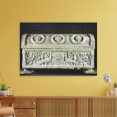 テオドア司教の石棺 キャンバスプリント (インサイチュ (リビング))