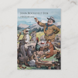 テオドア·ルーズベルト-歴史/政府教授 名刺