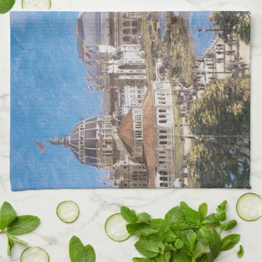 テオドア・ロビンソンによる世界コロンビア博覧会 キッチンタオル (折り畳み)