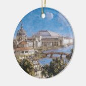 テオドア・ロビンソンによる世界コロンビア博覧会 セラミックオーナメント (左)