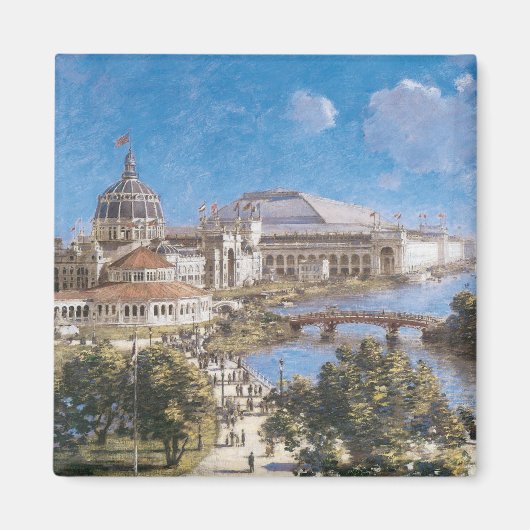 テオドア・ロビンソンによる世界コロンビア博覧会 マグネット (正面)