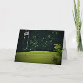 「テオドア・ワース・ゴルフコース」誕生日カード カード (正面)
