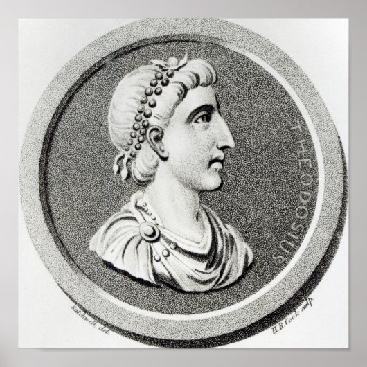 テオドシウスポートレート ポスター (正面)