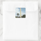 テオドシウス1世のオベリスクとローマの基地 スクエアシール (バッグ)