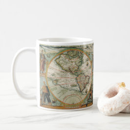 テオドール・ド・ブリー アメリカ大陸 古地図 コーヒーマグカップ