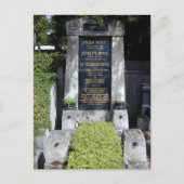 テオドール・ハーゼル博士の墓 ポストカード (正面)