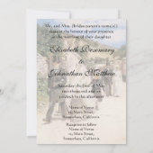 テオドール・ロビンソンによるウェディング・マーチ 招待状 (裏面)