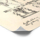 テオド太陽のライト1883特許芸術オールドペッパー ポスター (角)