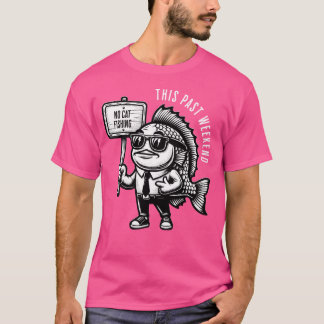 テオフォンポッドキャストNoキャッツフィッおもしろいグフィッシュデザイン Tシャツ