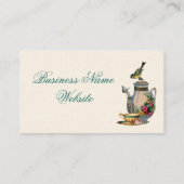 テオプティトリアノンアイボリーウィズティーポット 名刺 (裏面)