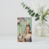 テオプティトリアノンアイボリーウィズティーポット 名刺 (スタンド正面)