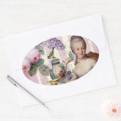 テオプティトリアノンバラ 楕円形シール (封筒)