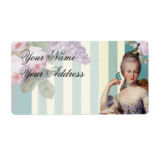 テオプティトリアノン個人アドレス ラベル (正面)