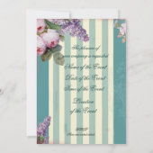 テオプティトリアノン 招待状 (裏面)