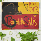 テオペレスティインレン – Leチャットノワールヴィンテージ キッチンタオル (折り畳み)