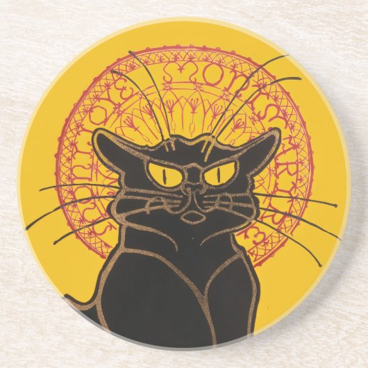 テオペレスティインレン – Leチャットノワールヴィンテージ コースター (正面)