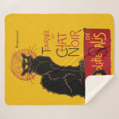 テオペレスティインレン – Leチャットノワールヴィンテージ シェルパブランケット (正面(横))