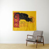 テオペレスティインレン – Leチャットノワールヴィンテージ タペストリー (インサイチュ(横))