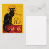 テオペレスティインレン – Leチャットノワールヴィンテージ ノートカード (正面/裏面)