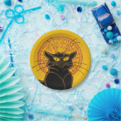 テオペレスティインレン – Leチャットノワールヴィンテージ ペーパープレート (パーティー)