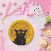 テオペレスティインレン – Leチャットノワールヴィンテージ ペーパープレート (パーティー)