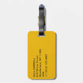 テオペレスティインレン – Leチャットノワールヴィンテージ ラゲッジタグ (裏面縦)