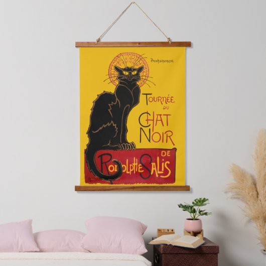 テオペレスティインレン – Leチャットノワールヴィンテージ 吊り下げ型タペストリー (寝室)