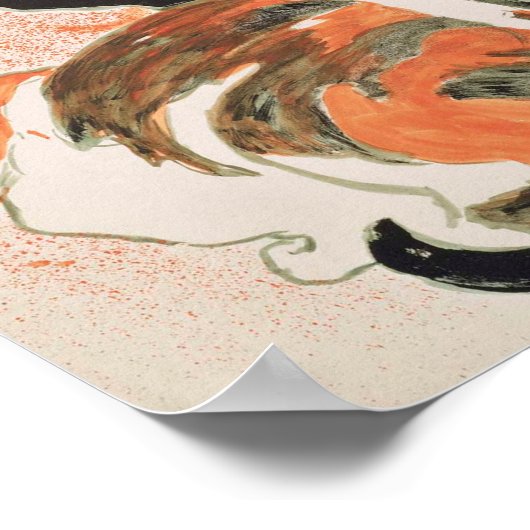 テオペレ・アレクサンドル・ステインレンの2匹 ポスター (角)