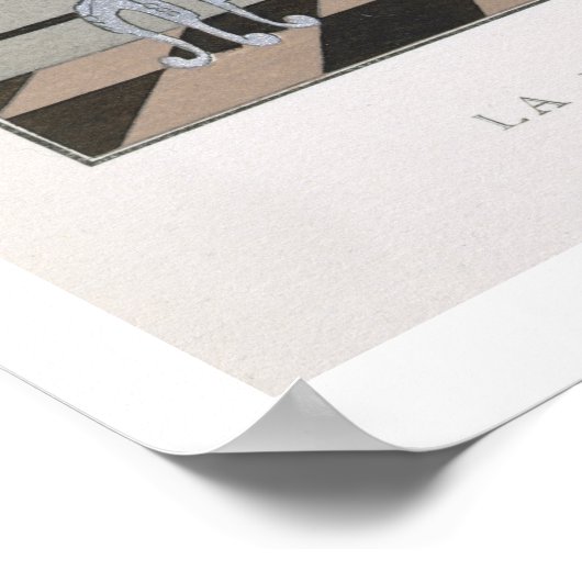 テオルボ選手、夕べコートのデザイン ポスター (角)