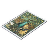 テオヴァンホイテマヴィンテージピーコックオープンウィングスピーフォー ノートブック (左側)