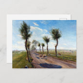 テオードフィリッセンカントリーロード近くのファアレヴェジュール ポストカード (正面/裏面)