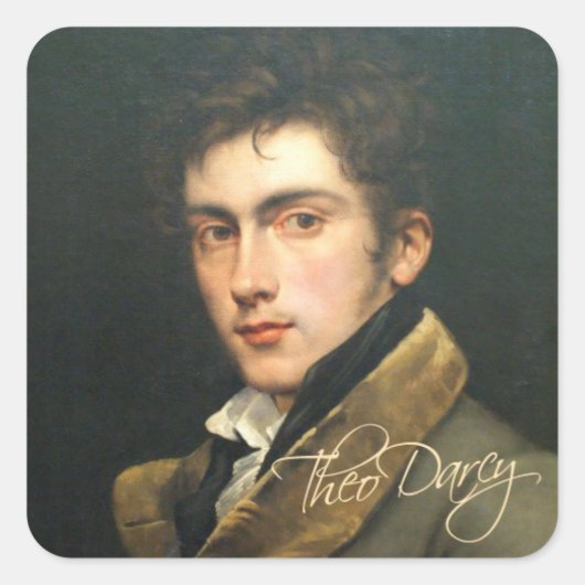 テオ・ダーシー・ステッカー スクエアシール (正面)