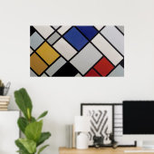 テオ・ヴァン・ドスブルク・コントラ合成XVI ポスター (ホームオフィス)