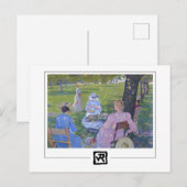 テオ・ヴァン・リュッセルベルゲ#110 -ファインアートはがき ポストカード (正面/裏面)