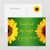 テカスタムキスト、署名、画像、背景 ポストカード (正面/裏面)