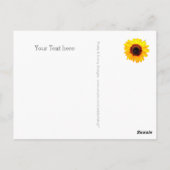 テカスタムキスト、署名、画像、背景 ポストカード (裏面)