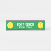 テカスタムニスコーチの机名プレート デスクネームプレート (正面)