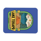 テカポニュージーランド湖 マグネット (横)