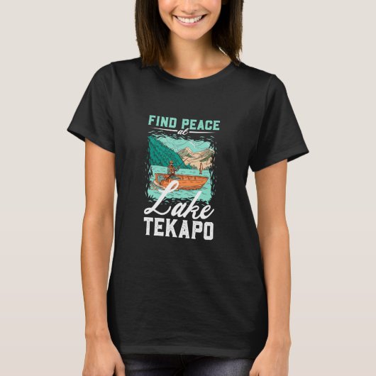 テカポ湖での釣り Tシャツ (正面)