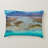 テカポ湖とニュージーランド南部アルプス アクセントクッション (裏面)