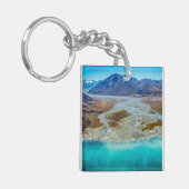 テカポ湖とニュージーランド南部アルプス キーホルダー (正面左)