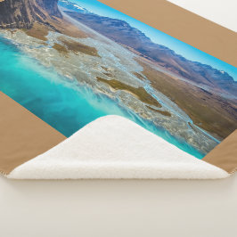 テカポ湖とニュージーランド南部アルプス シェルパブランケット