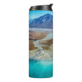 テカポ湖とニュージーランド南部アルプス タンブラー (回転左)